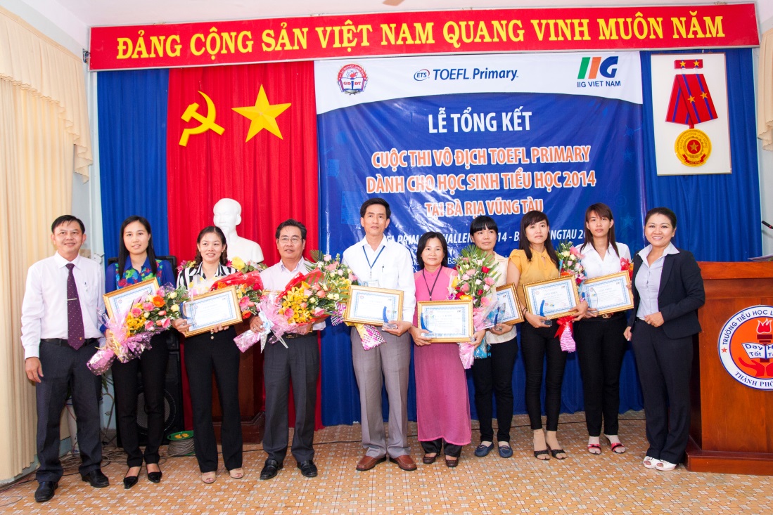 Ba Ria – Vung Tau: Award Ceremony of TOEFL Primary Challenge 20014