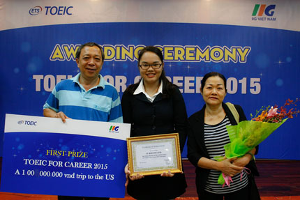 Tân Đại Sứ TOEIC for Career 2015 – “Trải nghiệm càng nhiều, cơ hội càng lớn”