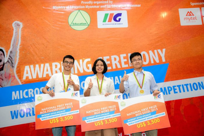 Mùa giải đầu tiên Cuộc thi Vô địch Tin học văn phòng thế giới MOSWC tại Myanmar được tổ chức thành công