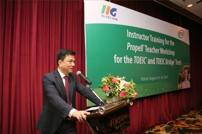 Chuyên gia ETS trực tiếp tập huấn khóa Đào tạo Tập huấn viên (Train the Trainer) về TOEIC và TOEIC Bridge Propell Workshop cho các giảng viên Tiếng Anh