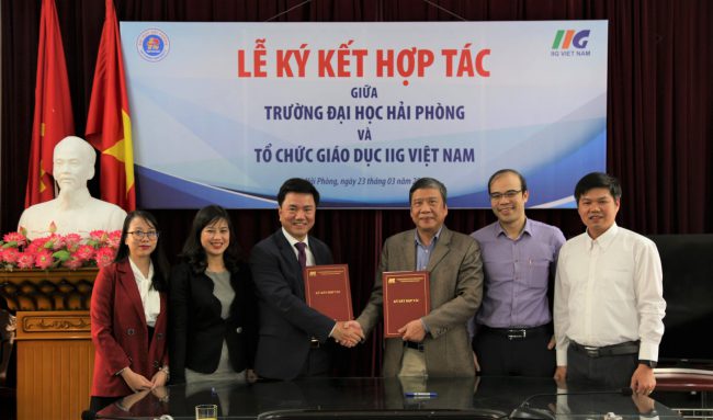 Trường Đại học Hải Phòng và IIG Việt Nam hợp tác nâng cao chất lượng đào tạo tiếng Anh và Công nghệ thông tin theo chuẩn quốc tế