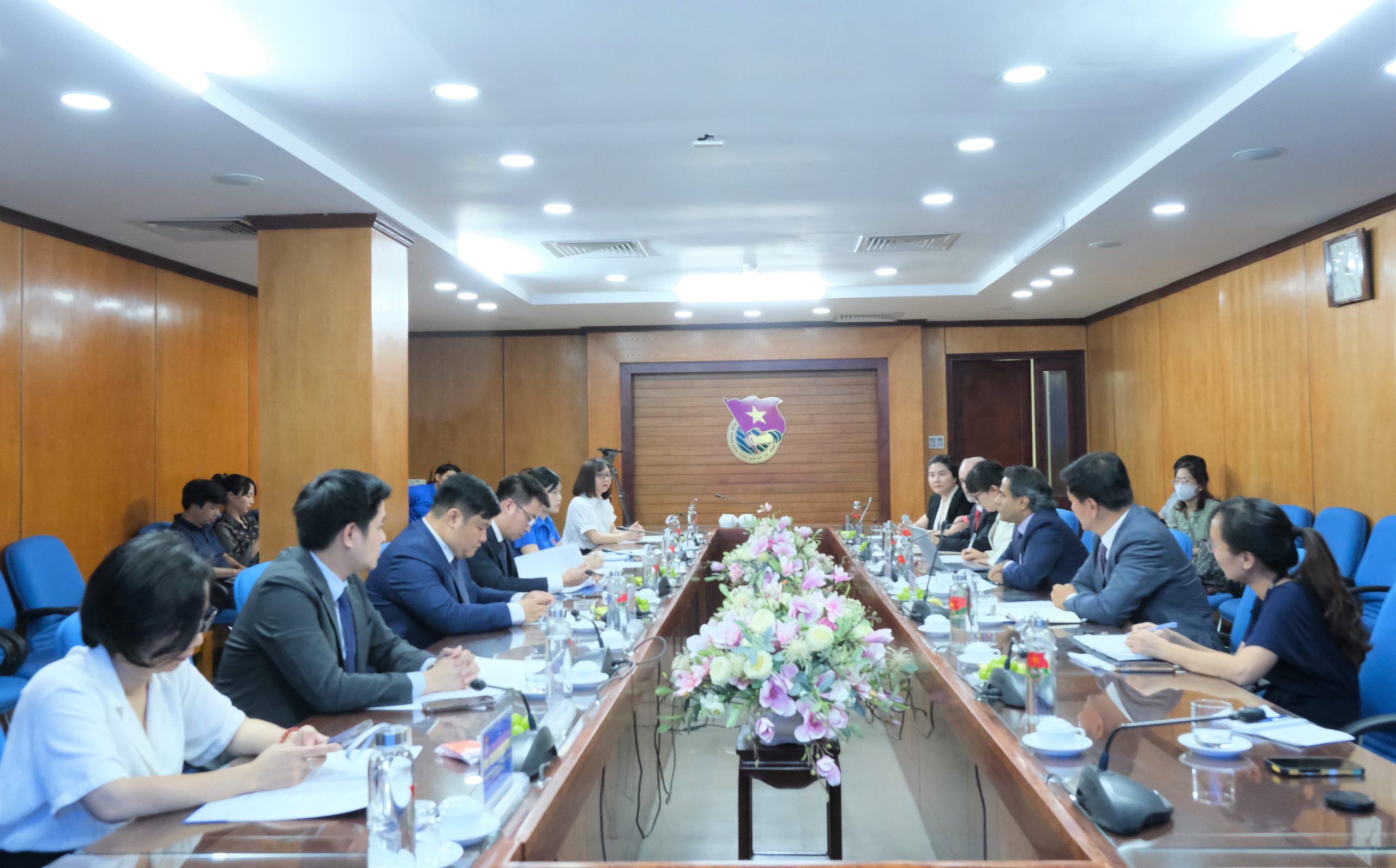 Trung ương Đoàn trao đổi hợp tác với ETS nâng cao trình độ tiếng Anh cho cán bộ Đoàn
