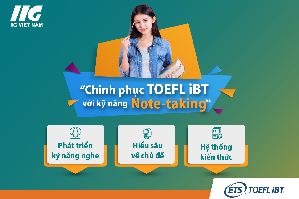 Note-taking - Trợ thủ đắc lực trong bài thi TOEFL iBT