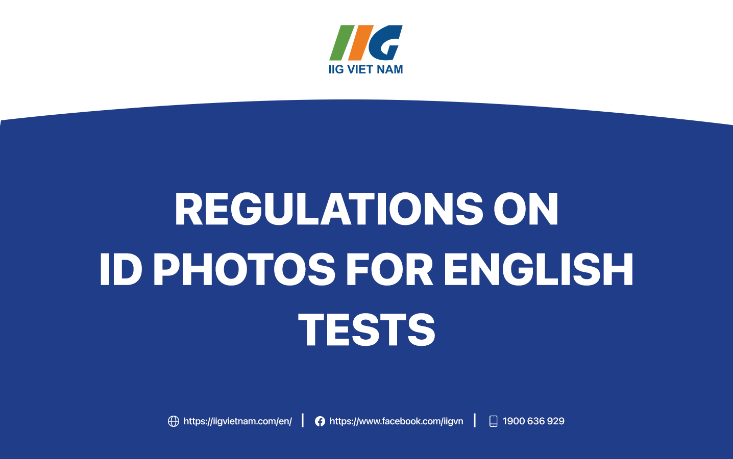Regulations on ID photos for English tests