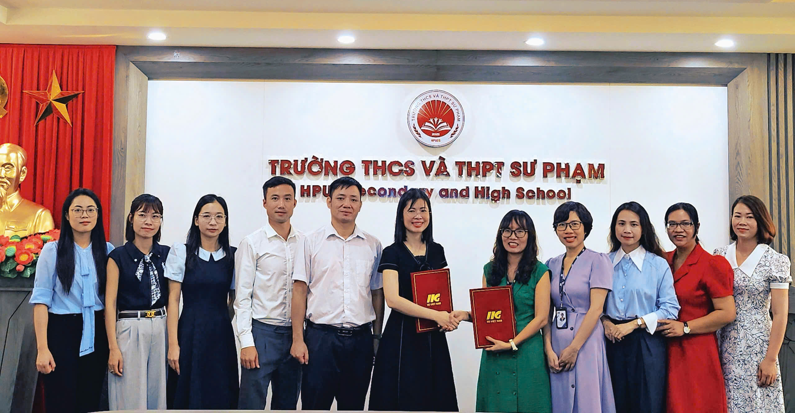Trường THCS và THPT Sư phạm ký kết hợp tác với IIG Việt Nam nâng cao chất lượng đào tạo Tiếng Anh, Tin học theo chuẩn quốc tế