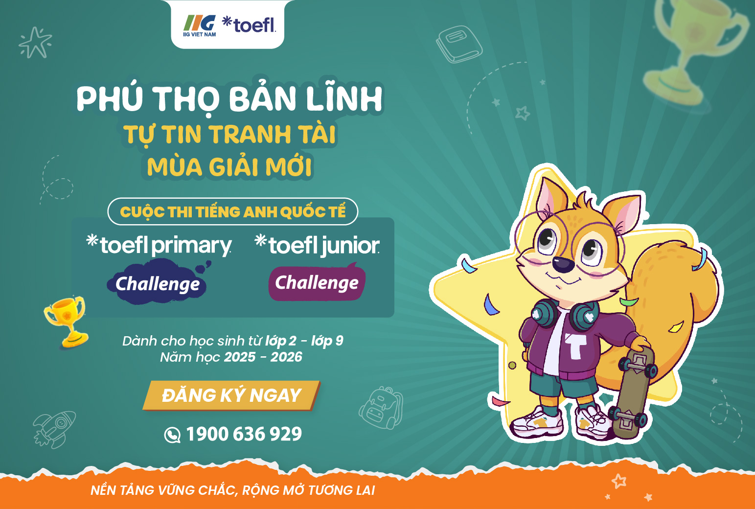 [Phú Thọ] Chính thức phát động cuộc thi tiếng Anh quốc tế TOEFL Challenge năm học 2025 – 2026