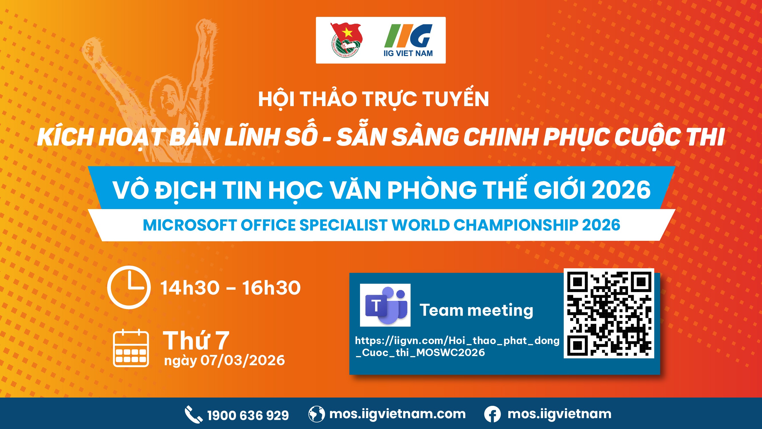 Hội thảo trực tuyến “Kích hoạt bản lĩnh số – Sẵn sàng chinh phục MOS World Championship 2026”