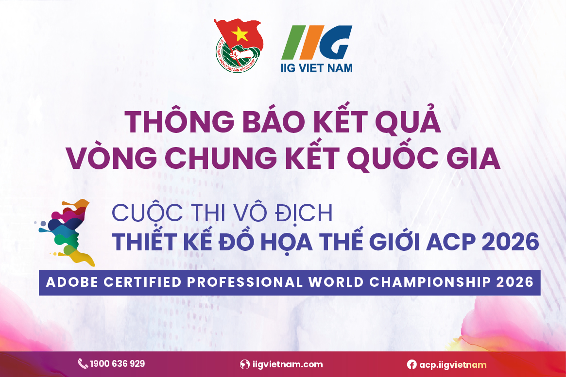 Thông báo kết quả Vòng chung kết Quốc gia Cuộc thi Vô địch Thiết kế đồ họa thế giới ACP 2026