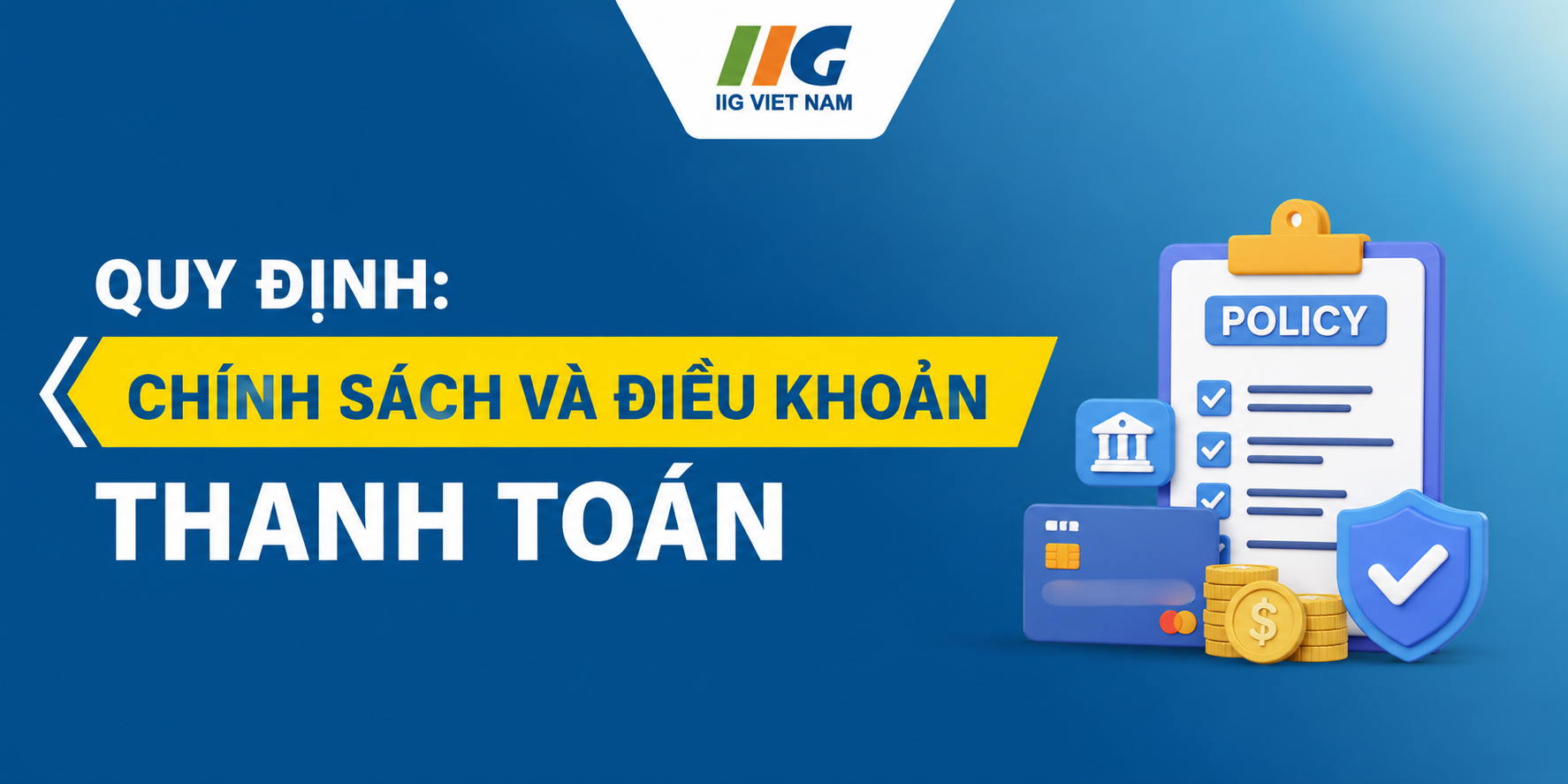Chính sách và điều khoản thanh toán